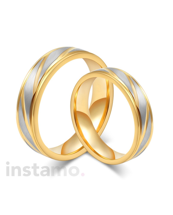 Pánský pozlacený prsten-163014-20