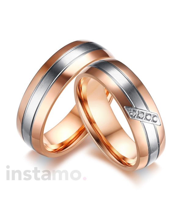 Dámska obrúčka Rosé Gold