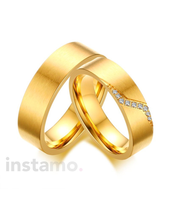 Pánska pozlátená obrúčka