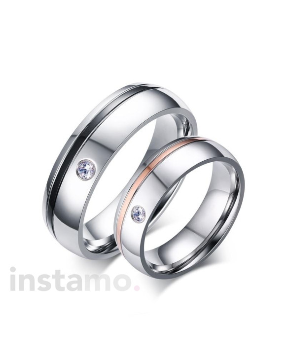 Dámska oceľová obrúčka