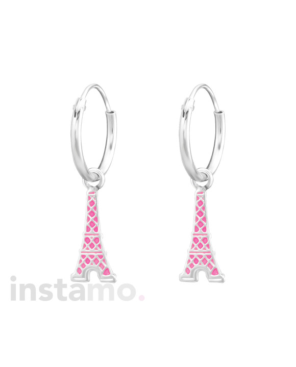 Stříbrné náušnice Paris-313560-20