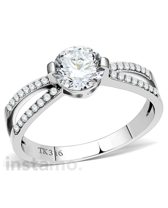 Dámsky oceľový prsteň 