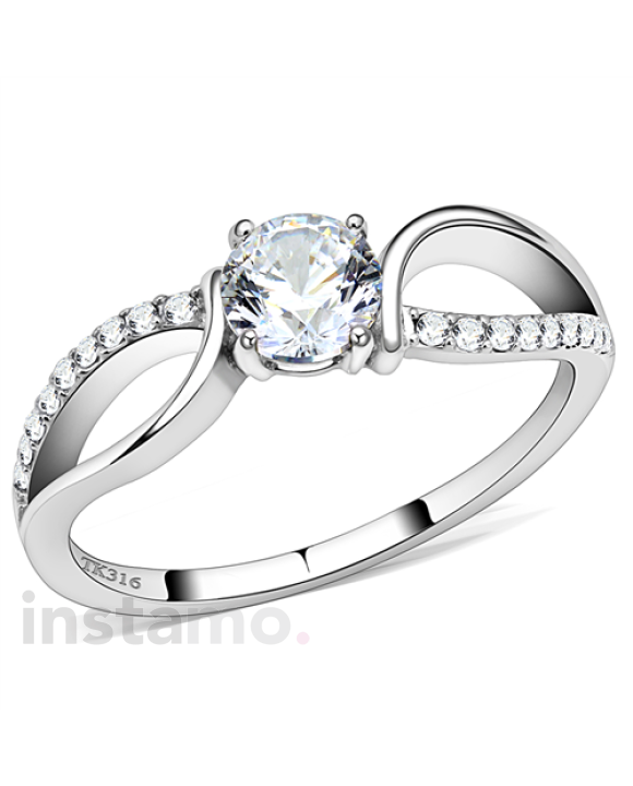 Dámsky oceľový prsteň 