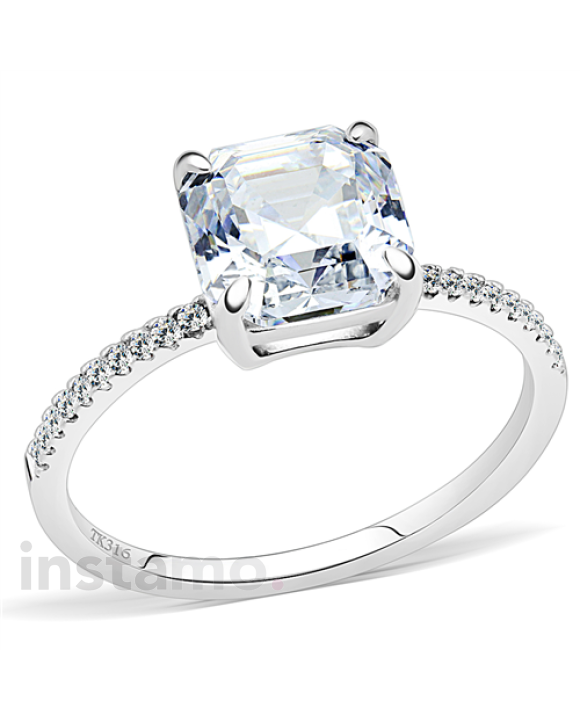 Dámsky oceľový prsteň  