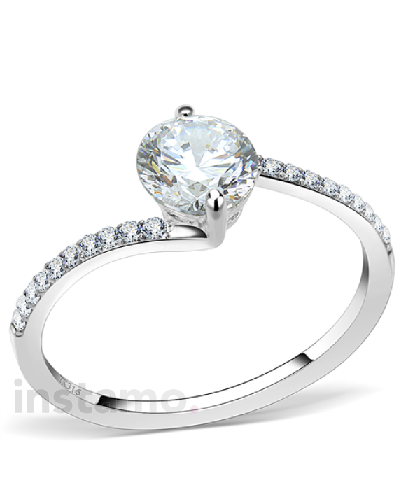 Dámsky oceľový prsteň  