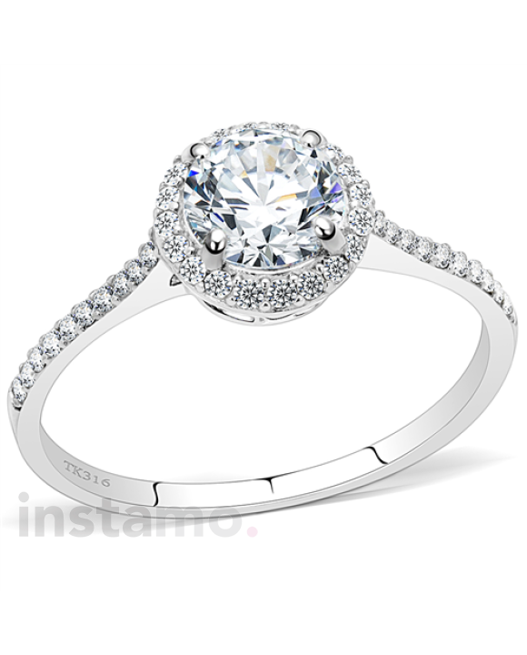 Dámsky oceľový prsteň