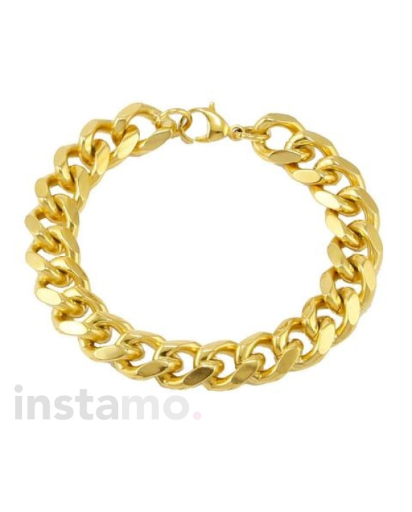 Pánský pozlacený náramek-163547-20
