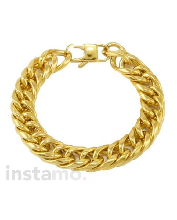 Pánský pozlacený náramek-163534-20