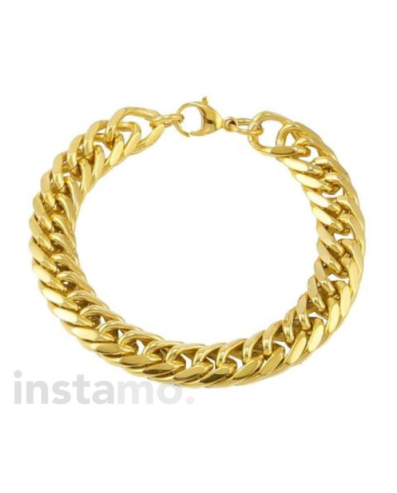 Pánský pozlacený náramek-163457-20