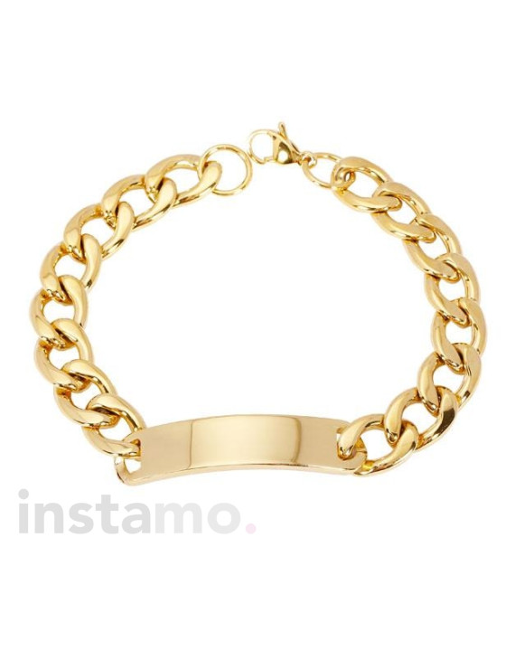 Pánský pozlacený náramek-164138-20