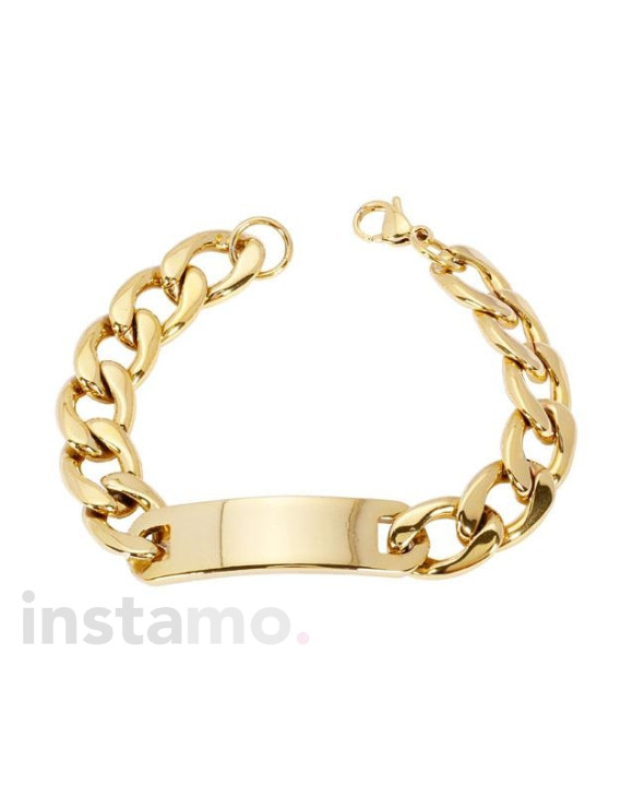 Pánský pozlacený náramek-164156-20