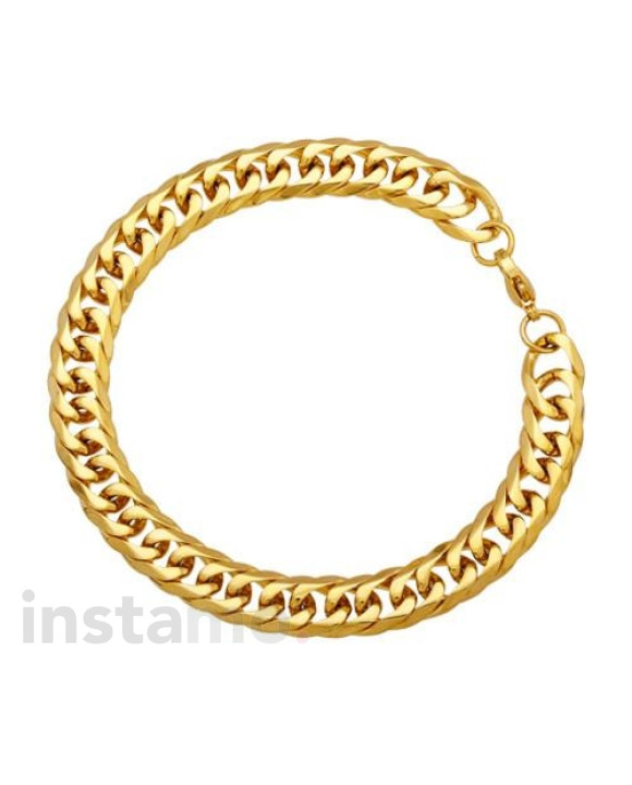 Pozlacený pánský náramek-163477-20