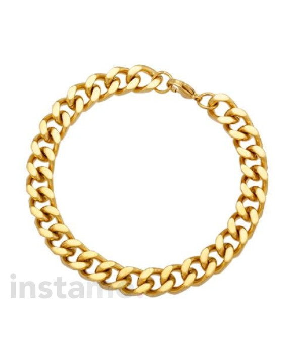 Pánský pozlacený náramek-163492-20