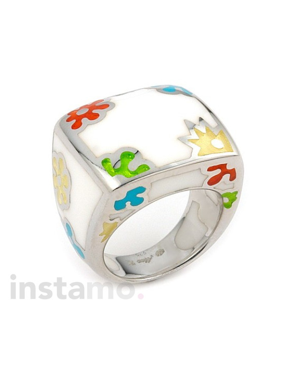 Exkluzívny strieborný prsteň