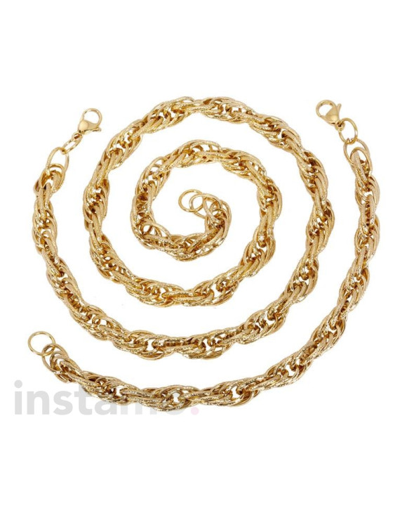 Pánská pozlacená souprava-164441-20