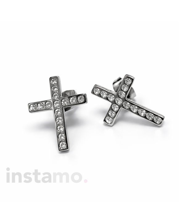 Dámské ocelové náušnice-106587-20