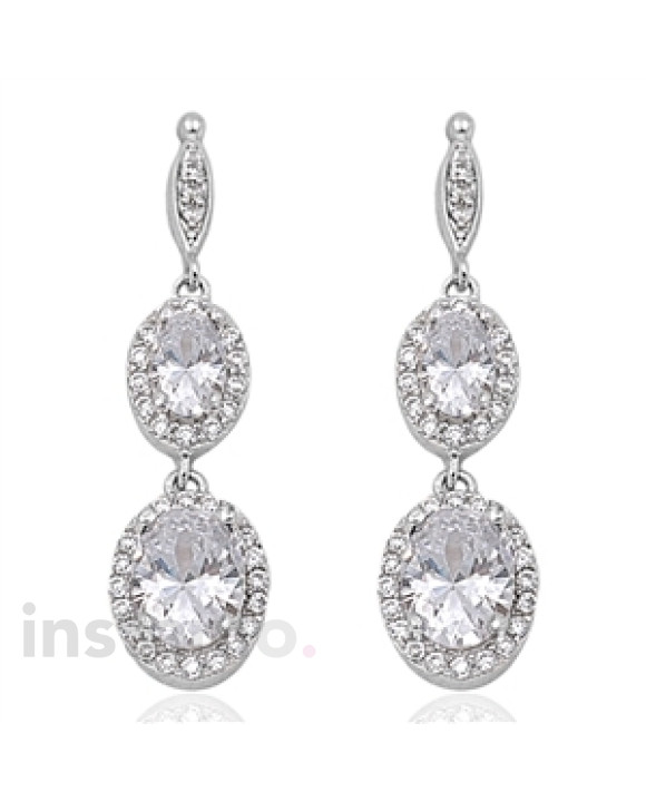 Dámské stříbrné náušnice-164519-20