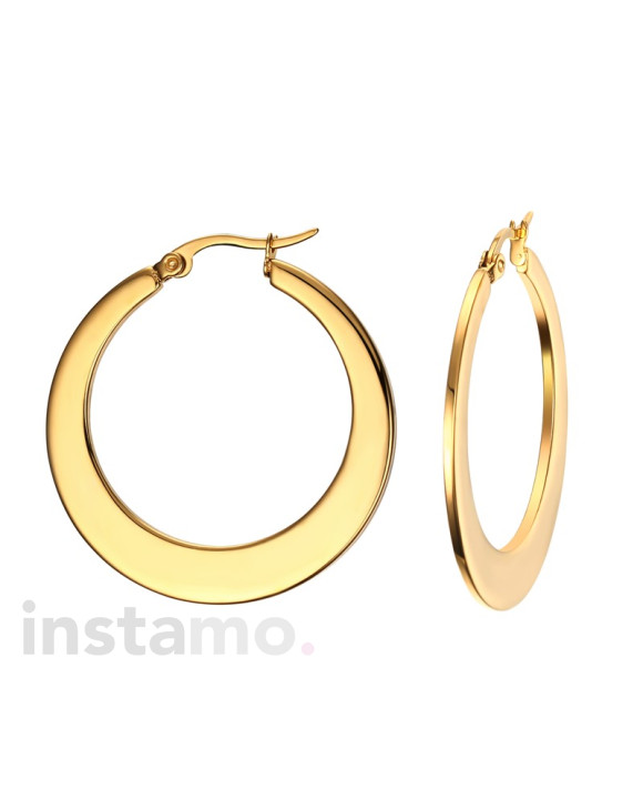 Dámske oceľové náušnice