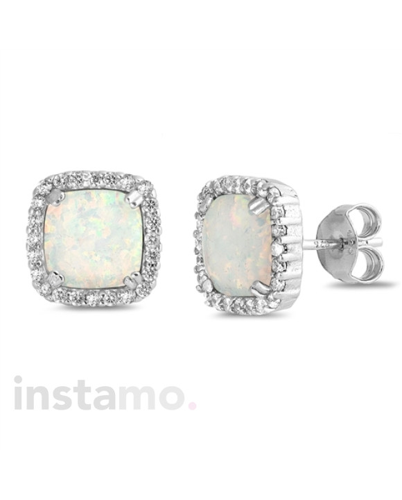 Dámské opálové náušnice-164504-20