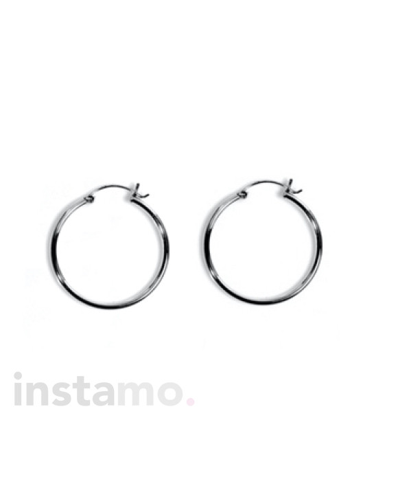 Stříbrné kruhové náušnice-294396-20