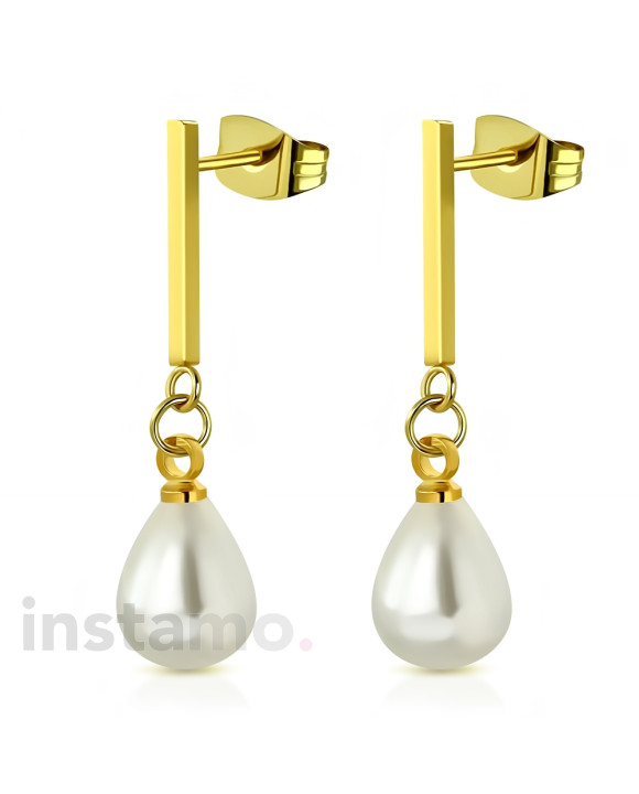 Dámske oceľové náušnice