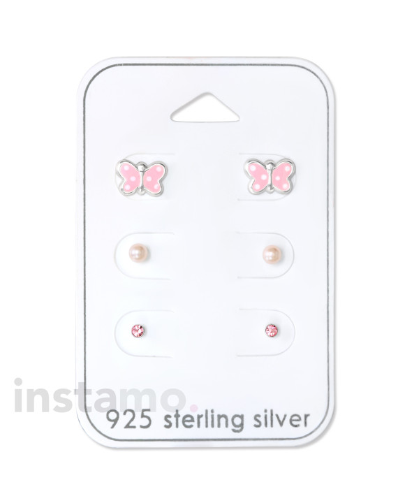 Set stříbrných náušnic mix-294734-20