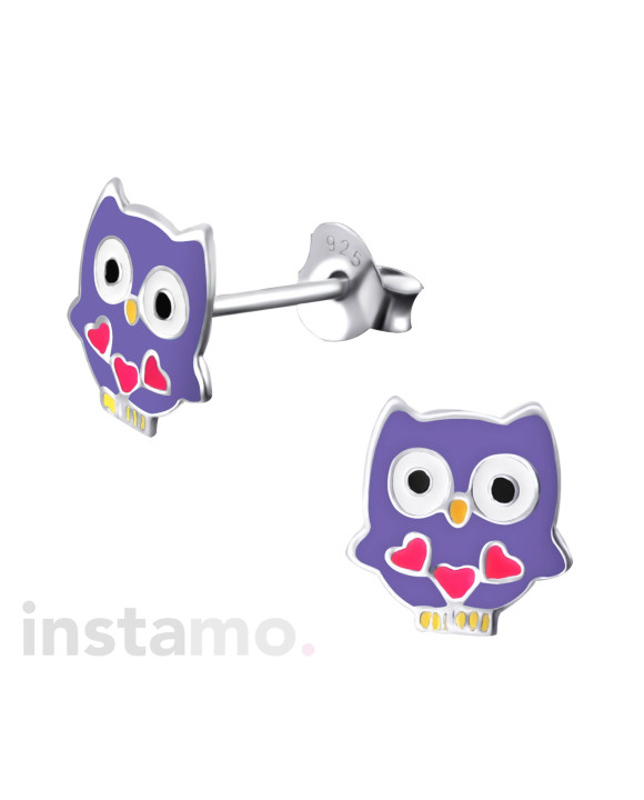 Detské strieborné náušnice