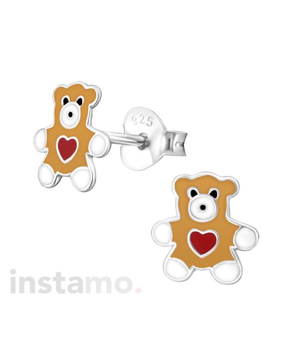 Detské strieborné náušnice