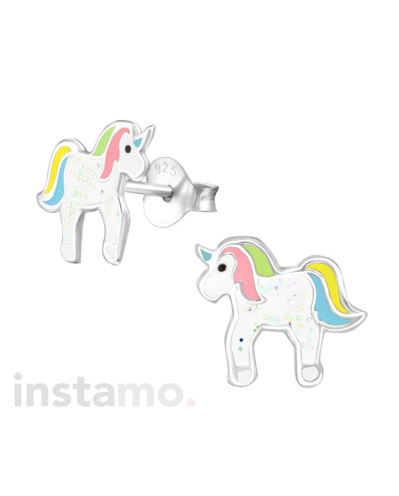 Detské strieborné náušnice