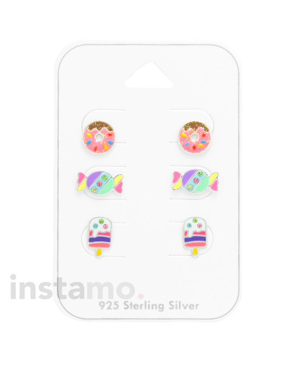 Set stříbrných náušnic mix-294767-20