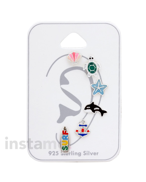 Set stříbrných náušnic mix-294782-20