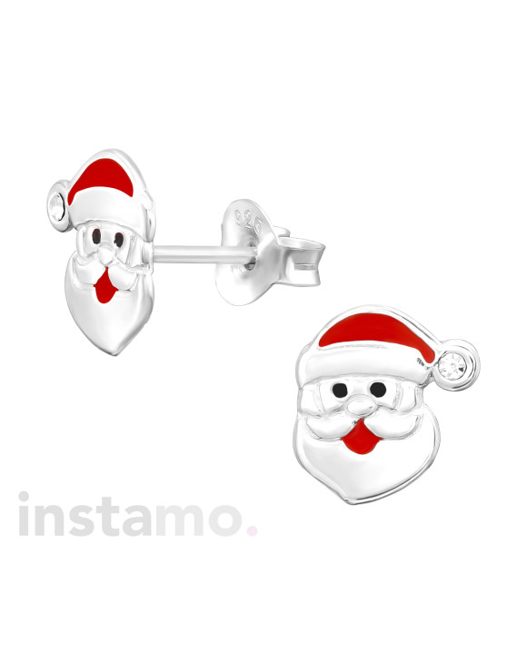 Stříbrné náušnice Vánoce-295033-20