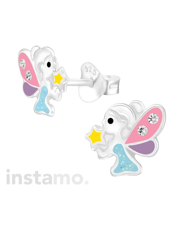 Stříbrné náušnice víla-294608-20