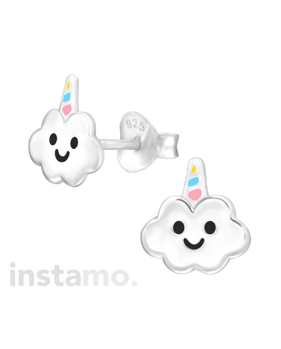 Stříbrné náušnice mráček-271564-20