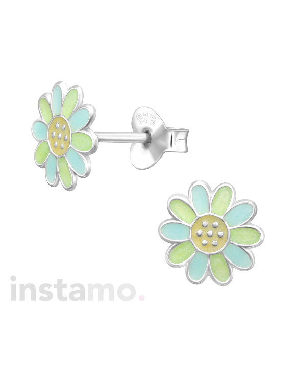 Stříbrné náušnice kvítek-313532-20