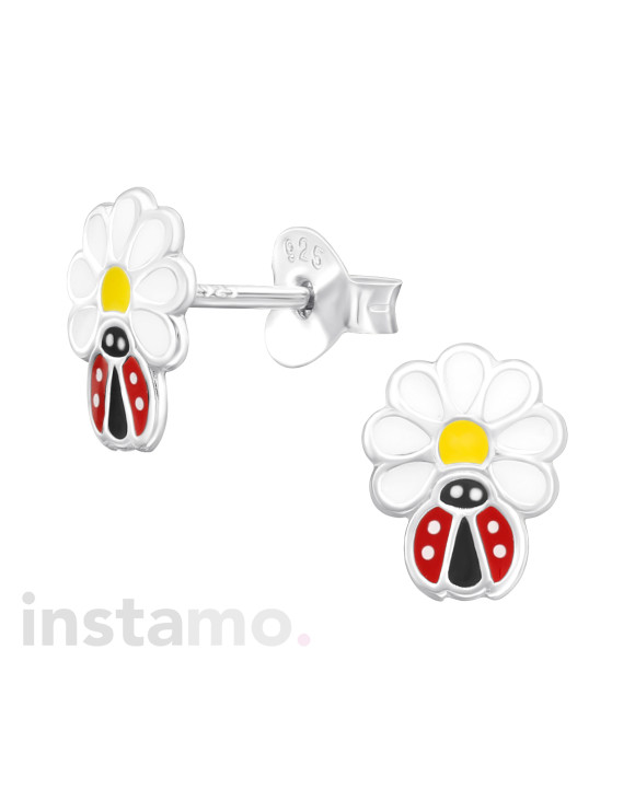 Stříbrné náušnice beruška-294614-20
