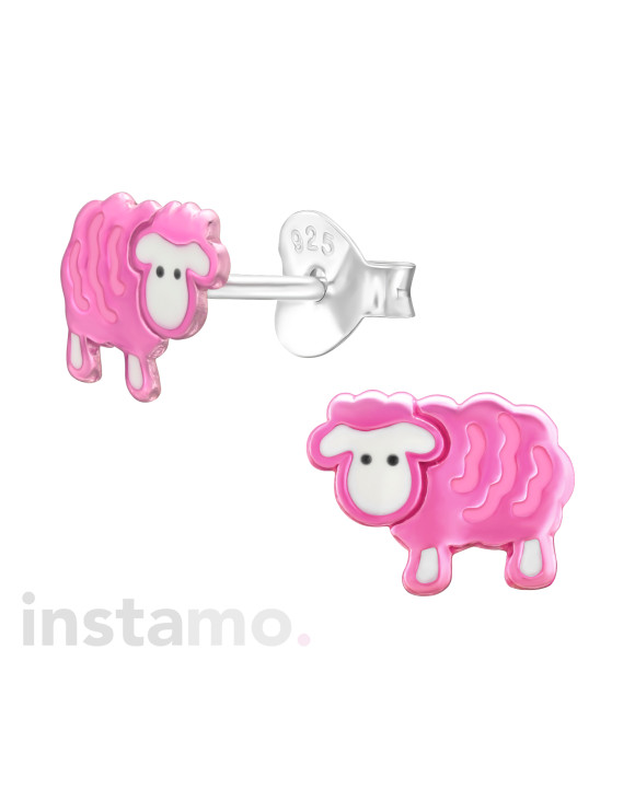 Stříbrné náušnice ovečka-294642-20