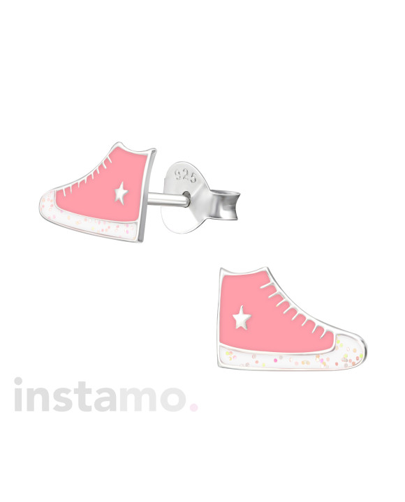 Stříbrné náušnice tenisky-232044-20