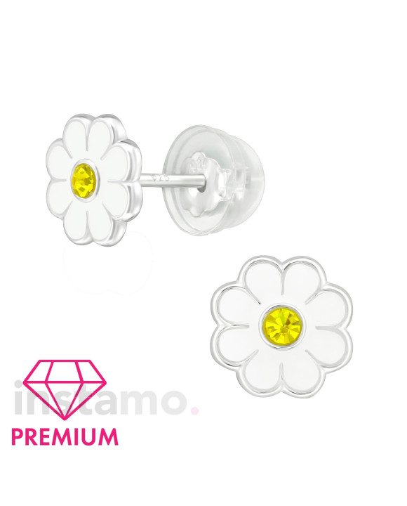 Stříbrné náušnice kvítek-271540-20