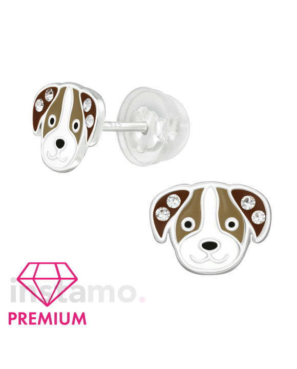 Stříbrné náušnice pejsek-271545-20