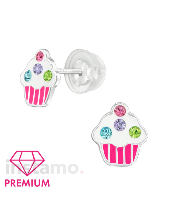 Stříbrné náušnice muffin-271555-20