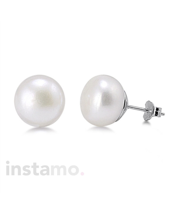 Stříbrné náušnice perla-292894-20