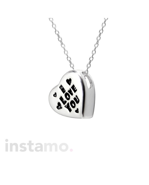 Stříbrný náhrdelník se srdíčkem-182409-20