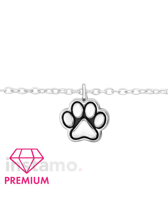 Stříbrný náramek s přívěskem-294668-20