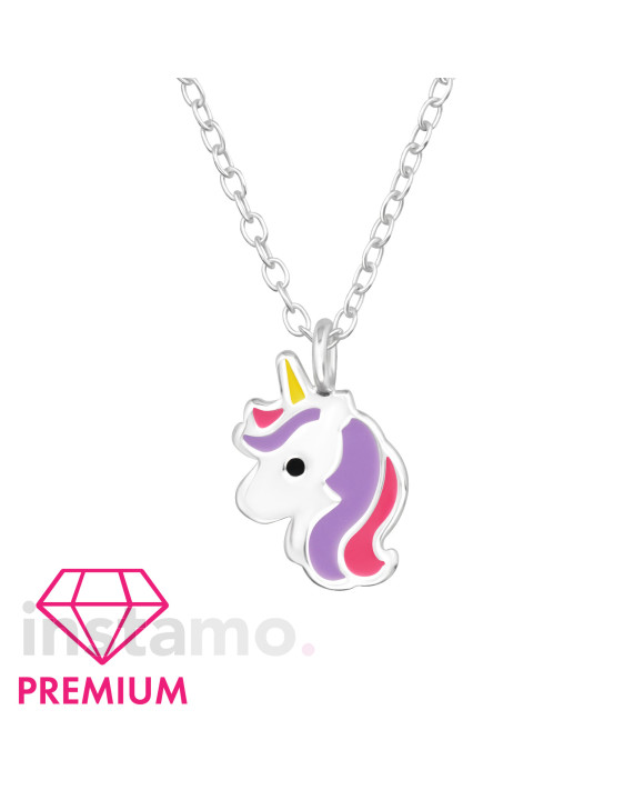 Dětský Stříbrný řetízek jednorožec-294712-20
