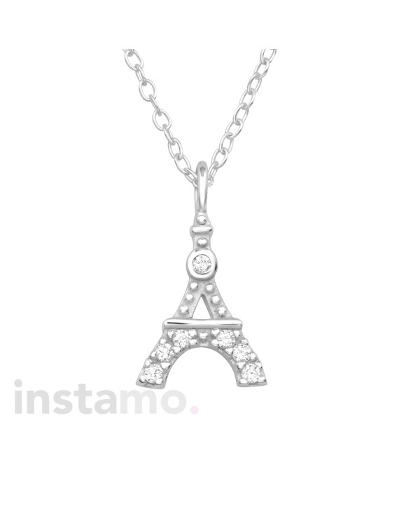 Stříbrný náhrdelník Paris-313646-20