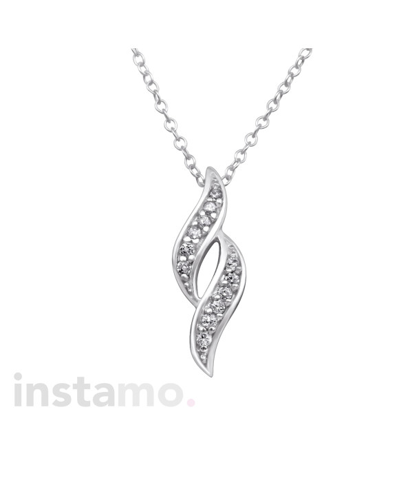 Strieborný prívesok s retiazkou