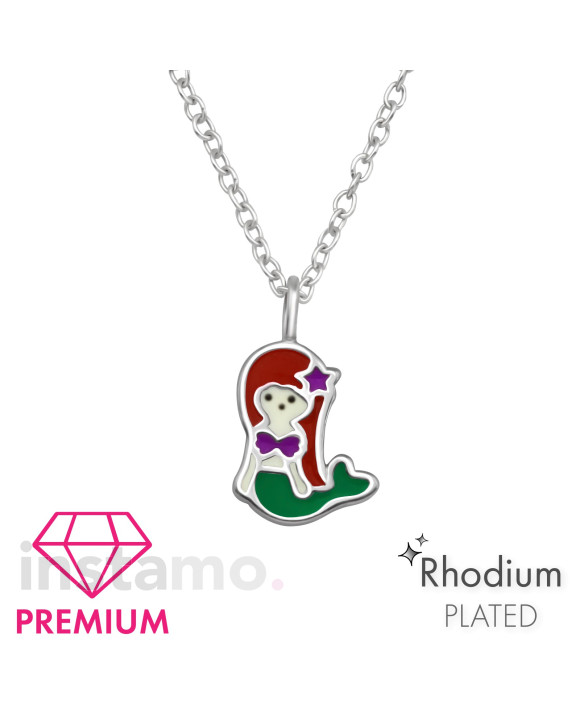 Dětský Stříbrný řetízek mořská panna-294699-20