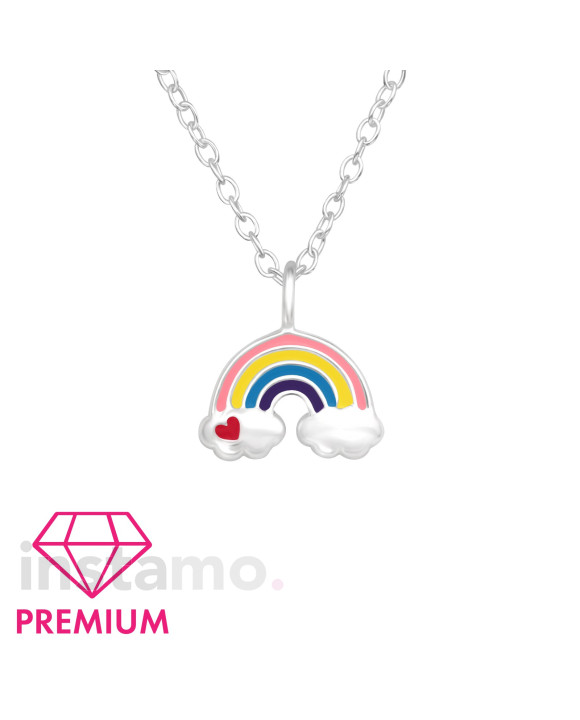 Dětský Stříbrný řetízek duha-294702-20
