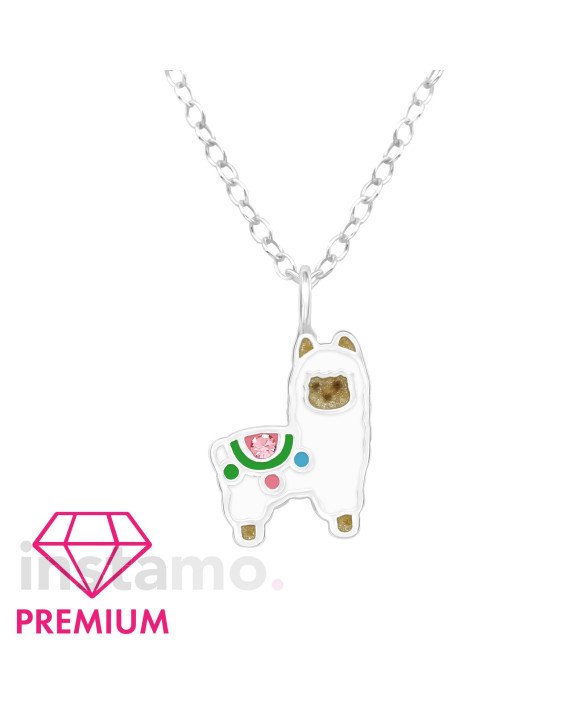 Dětský stříbrný řetízek lama-294698-20